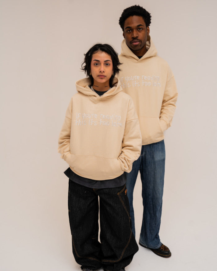 "TOO LATE" HEAVY SWEATSHIRT