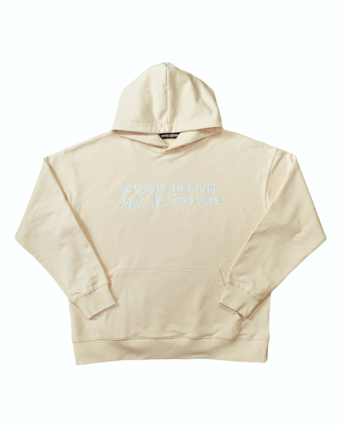 "TOO LATE" HEAVY SWEATSHIRT