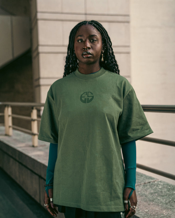 VINTAGE GREEN ULTRA HEAVY TEE